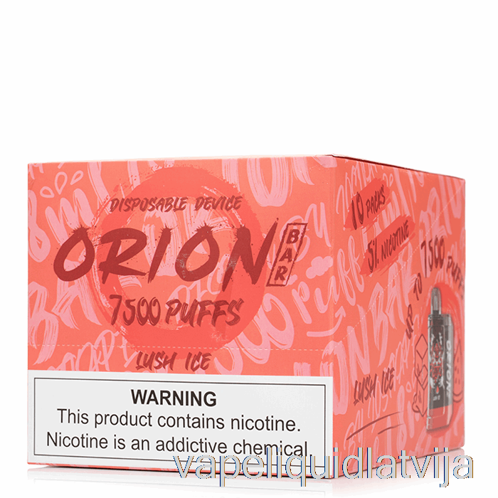 [10 Iepakojumu] Pazaudēts Vape Orion Bar 7500 Vienreizējās Lietošanas Vape šķidrums